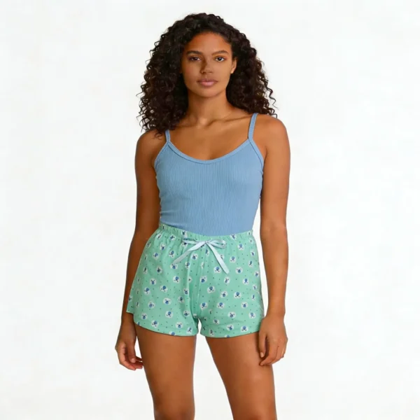BABYDOLL CANELADO ESTAMPADO